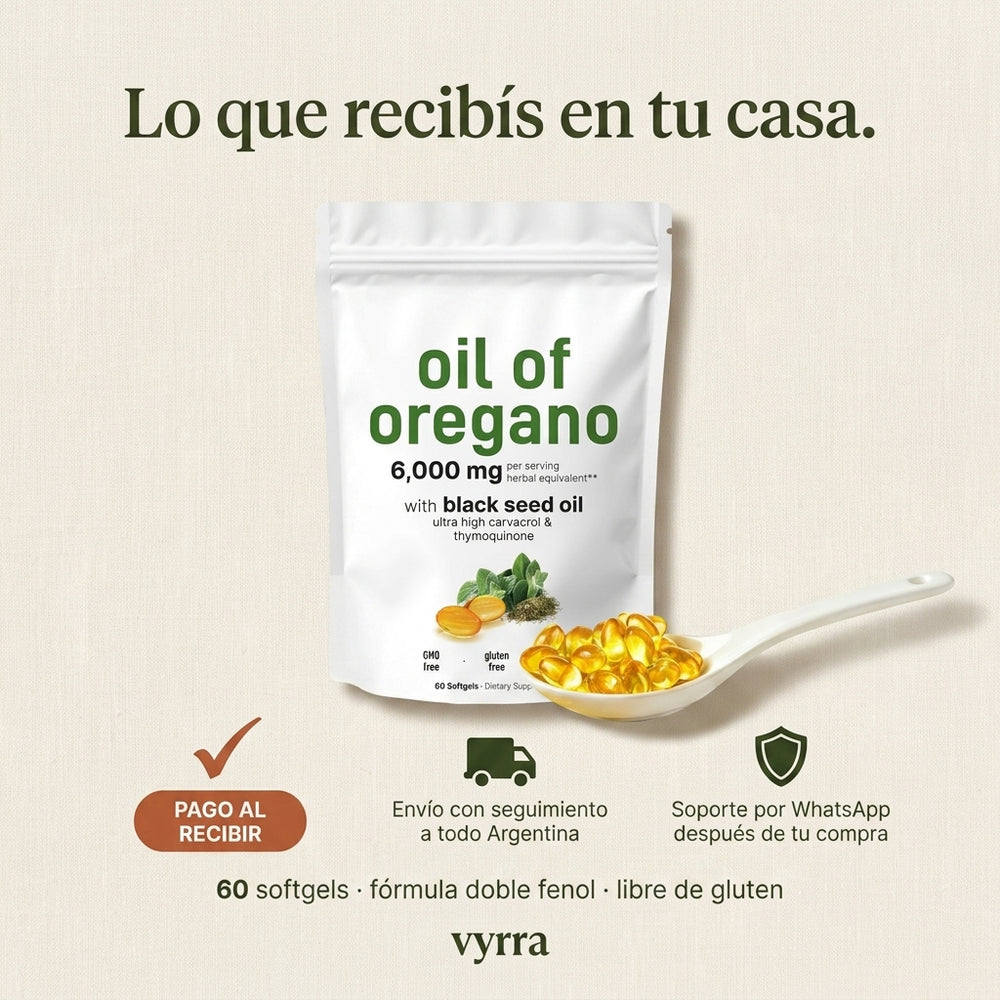 Aceite De Oregano X 60 Capsulas - ID 6992